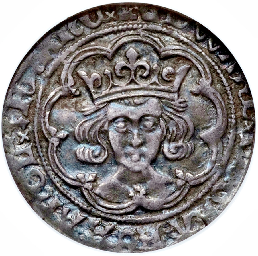 1 Groat - Edward IV heavy coinage; group III obverse