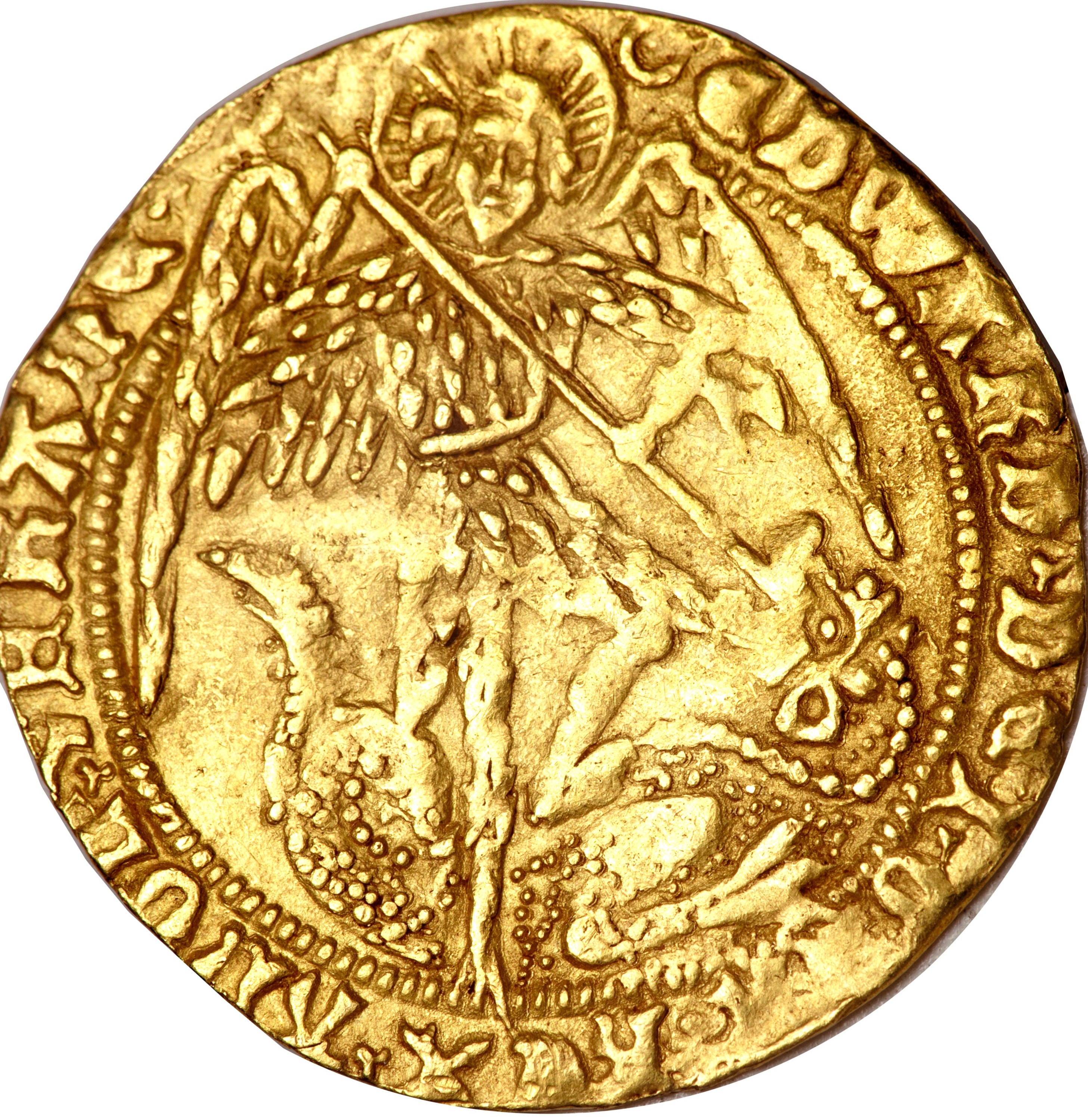 1 Angel - Edward IV 2nd reign obverse