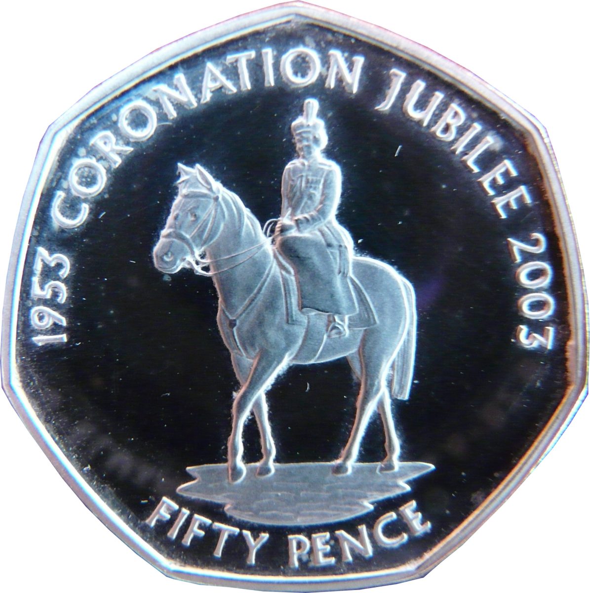Alderney 50 Pence - Elizabeth II Coronation Jubilee