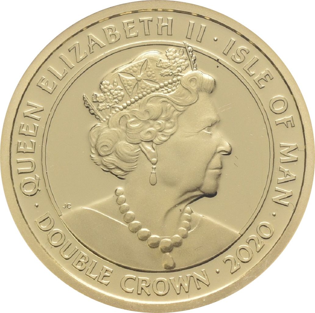Isle of Man 2 Crowns - Elizabeth II Ragnarok obverse