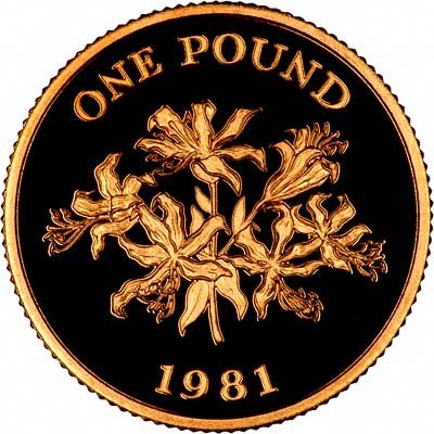 Guernsey 1 Pound - Elizabeth II Gold Proof Issue