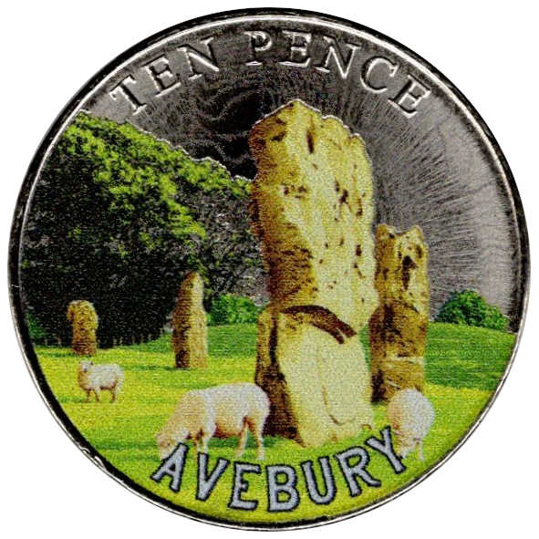 Isle of Man 10 Pence - Charles III Avebury