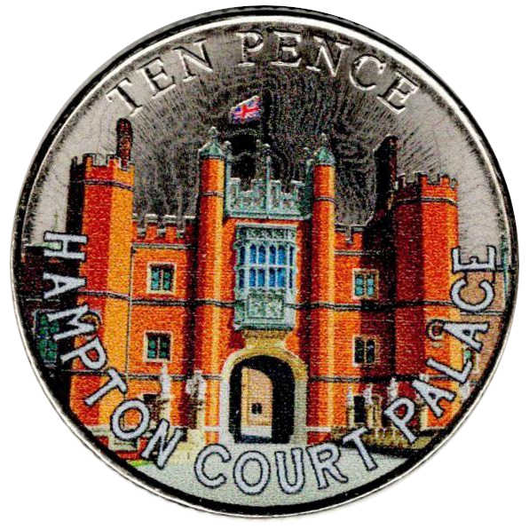 Isle of Man 10 Pence - Charles III Hampton Court Palace