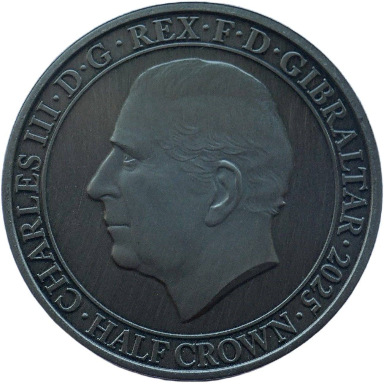 Gibraltar ½ Crown - Charles III The S.S. City of Cairo Remembered obverse