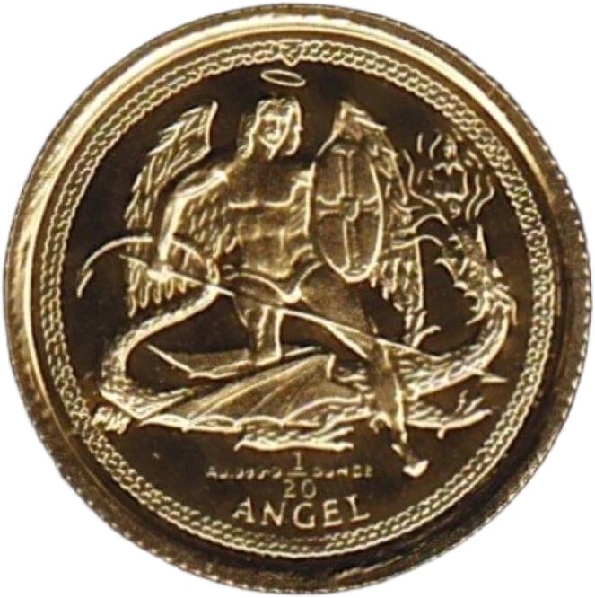 Isle of Man 1/20 Angel - Elizabeth II Archangel Michael; Diamond Jubilee