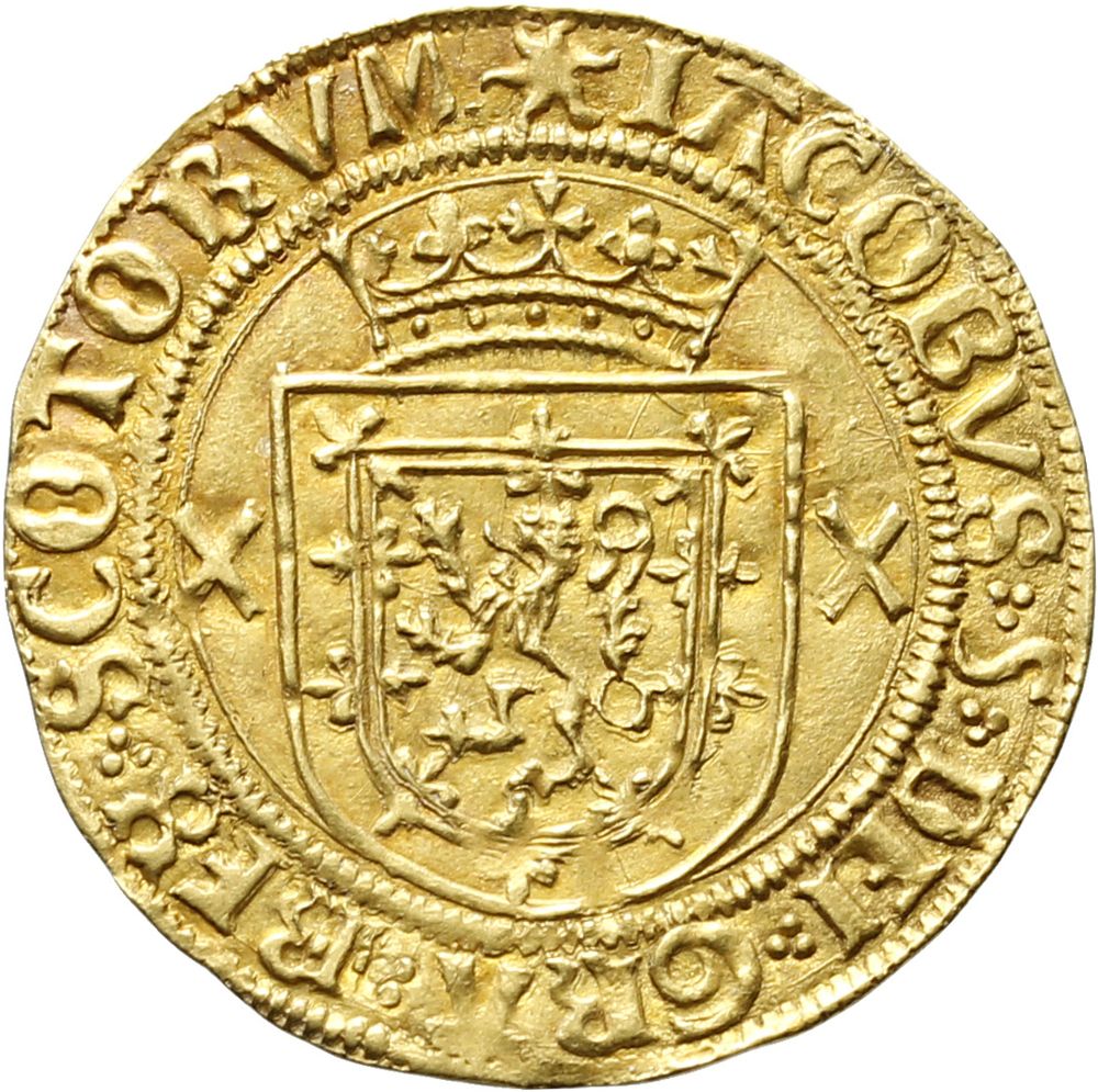 Scotland 1 Crown - James V 2nd Coinage, Type III obverse