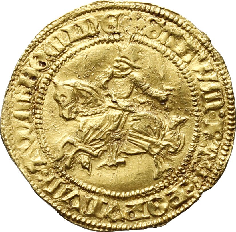 Scotland ½ Rider - James III Issue of 1475-83, Type II