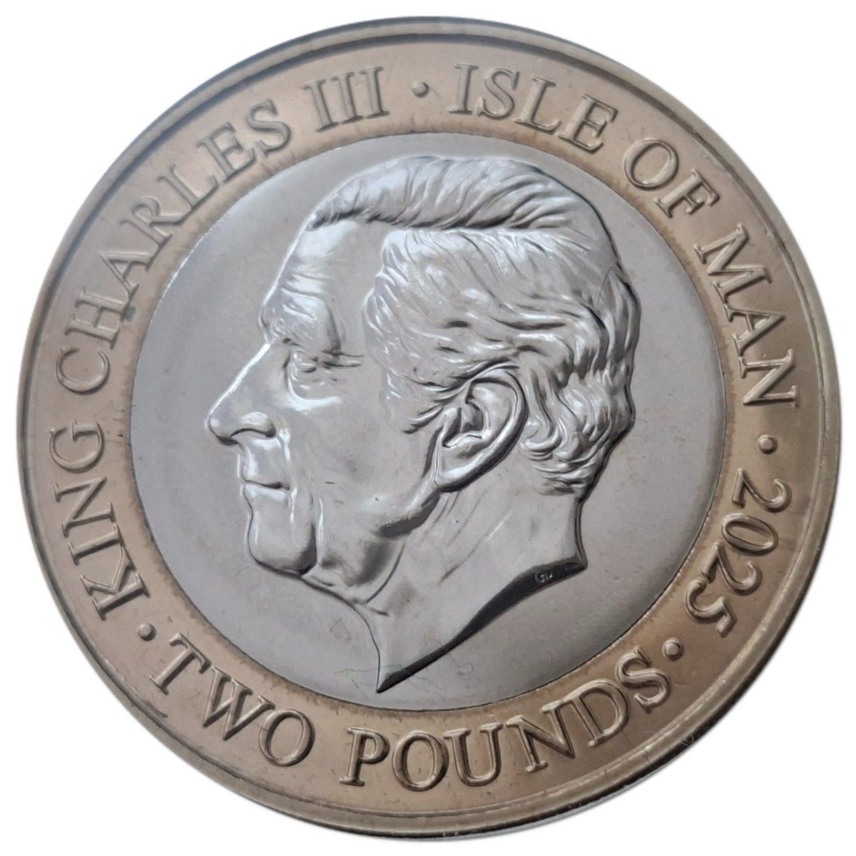 Isle of Man 2 Pounds - Charles III Jane Austen - Sense & Sensibility obverse