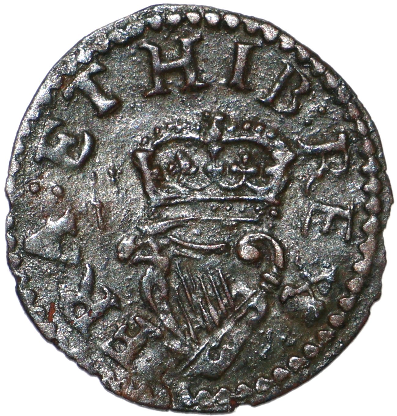 Ireland 1 Farthing - Charles I Richmond issue; type 7b