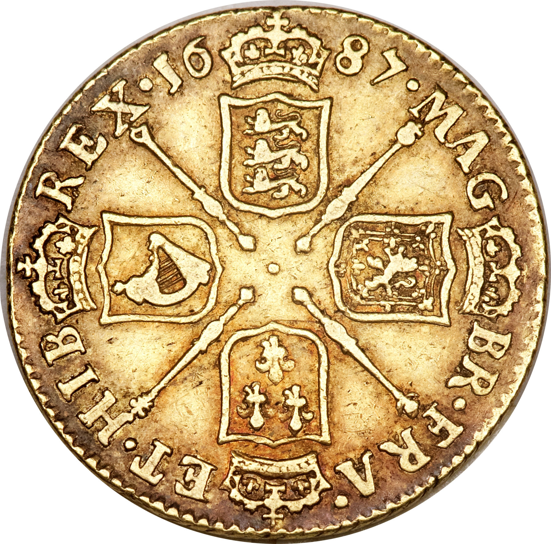 1 Guinea - James II 2nd bust