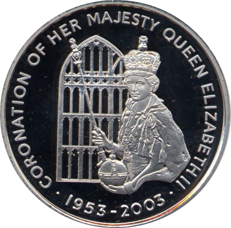 Saint Helena 50 Pence - Elizabeth II Coronation Jubilee