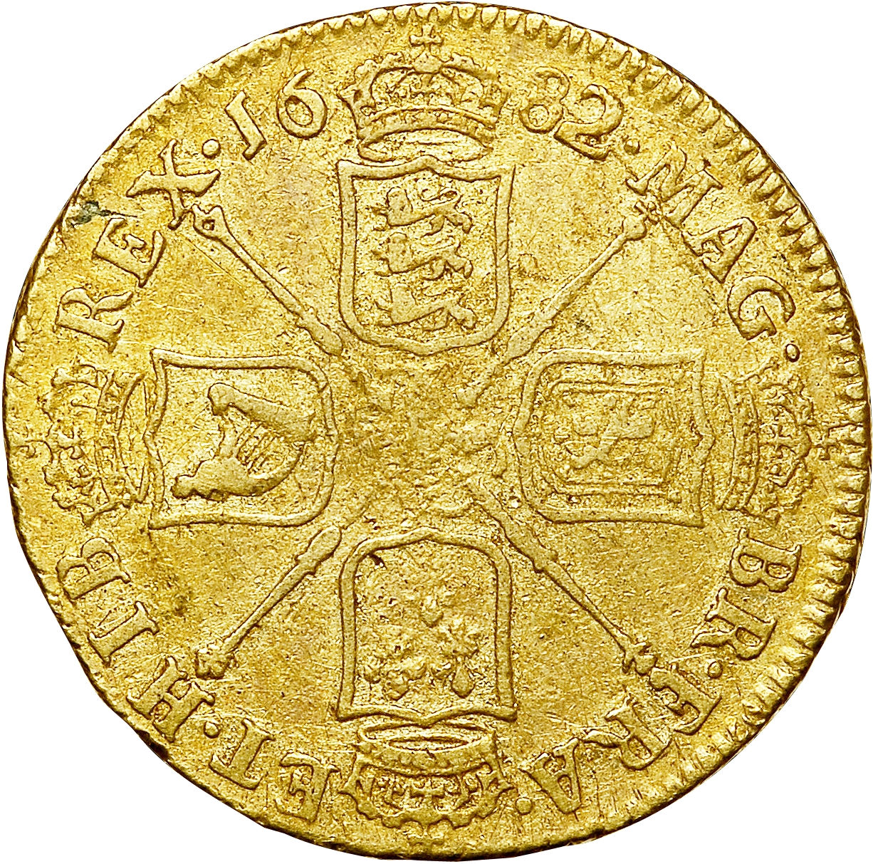 1 Guinea - Charles II 4th bust