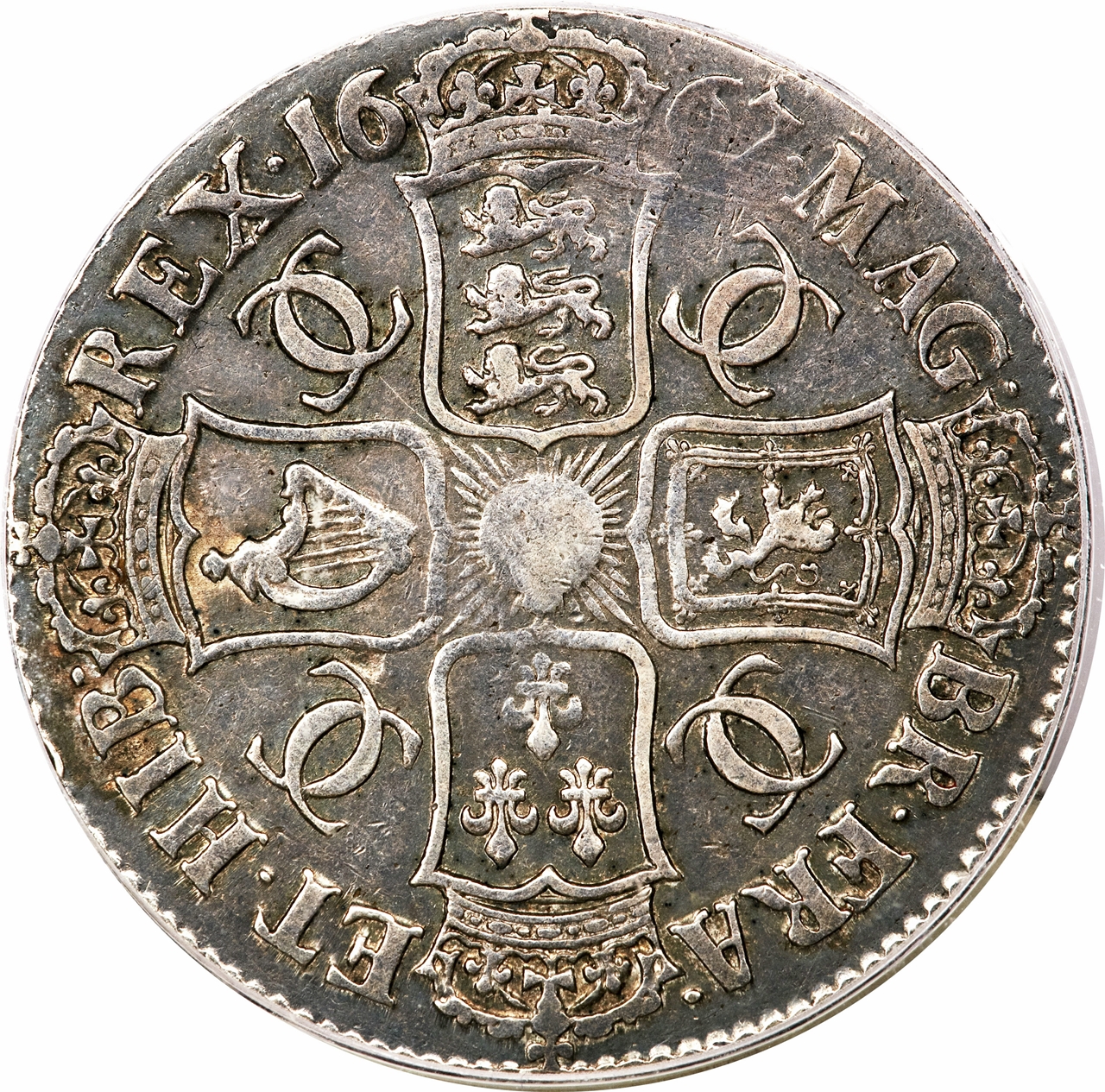 1 Crown - Charles II 2nd bust reverse