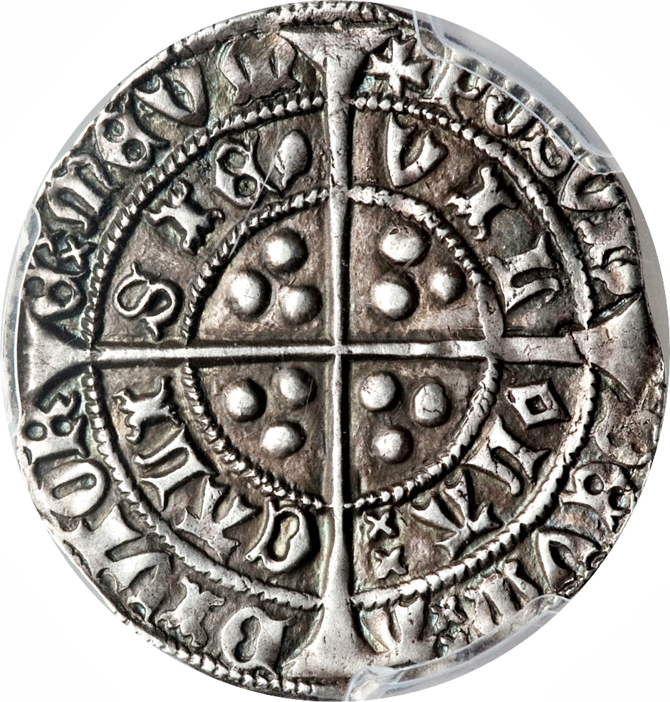 1 Groat - Henry VI Pinecone-mascle issue; Calais