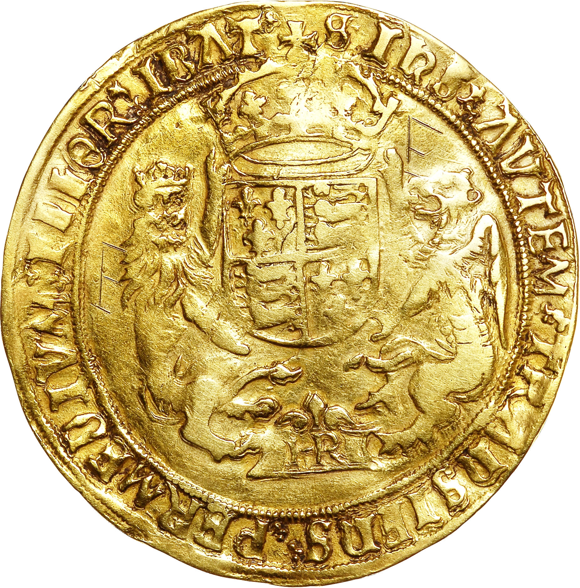 1 Sovereign - Henry VIII 3rd coinage; Southwark