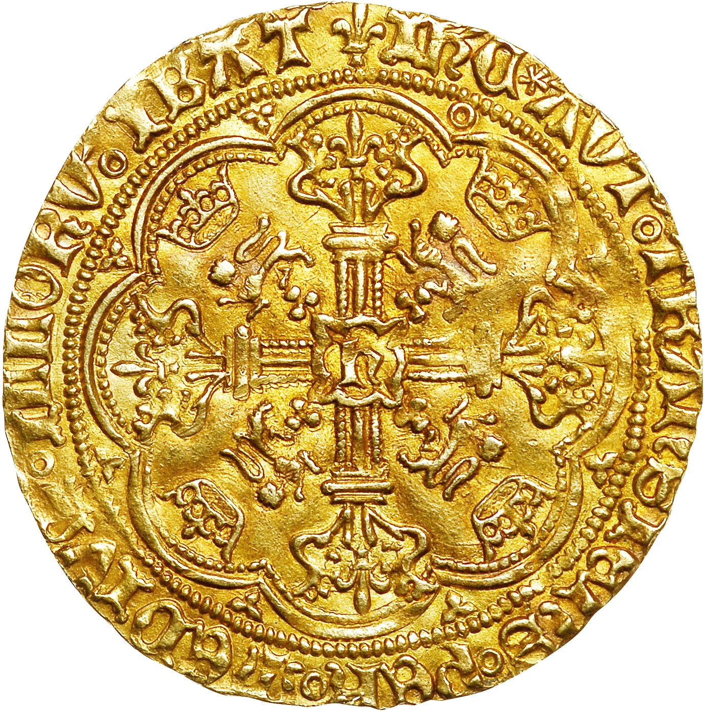 1 Noble - Henry VI Calais; Annulet issue