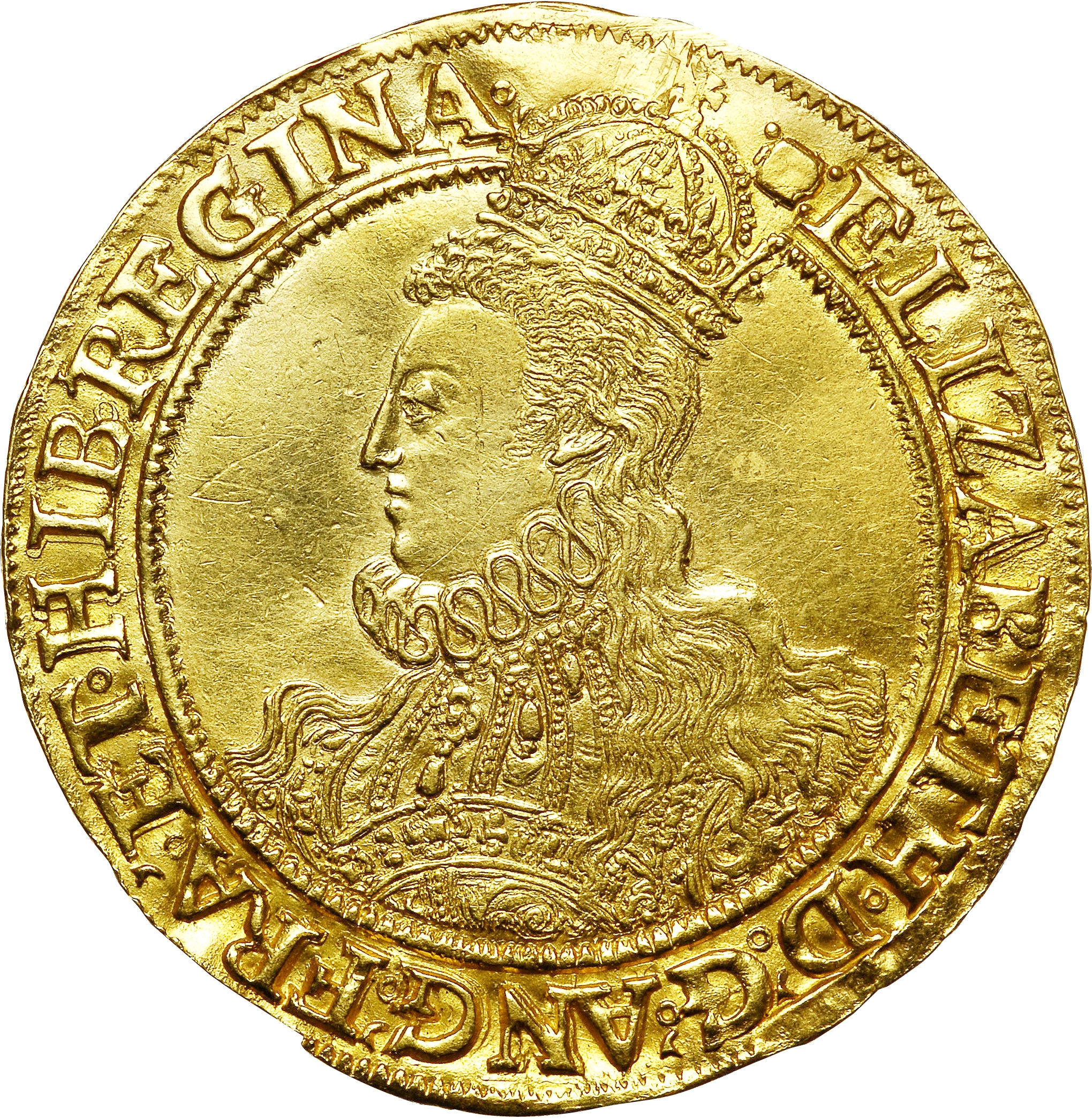 1 Pound - Elizabeth I 6th issue; London obverse