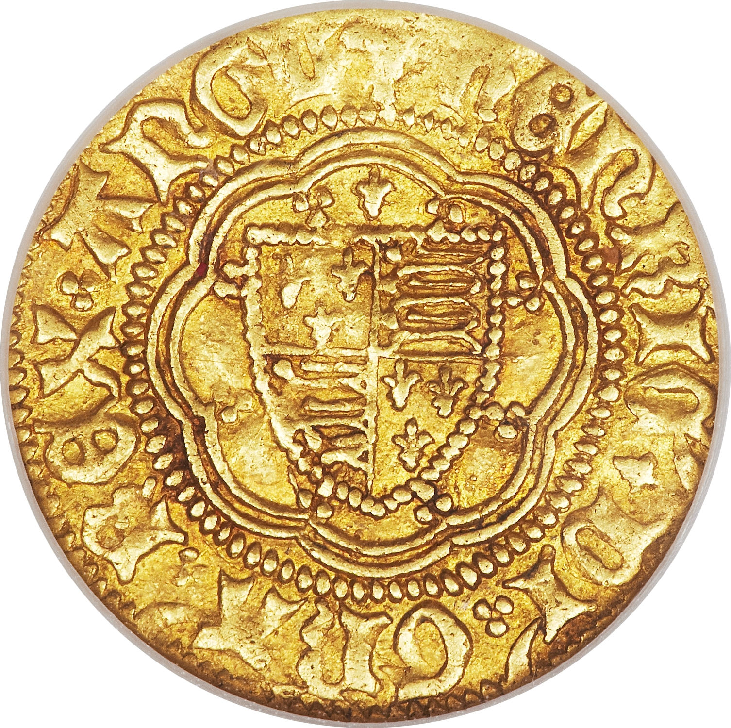 ¼ Noble - Henry VI obverse