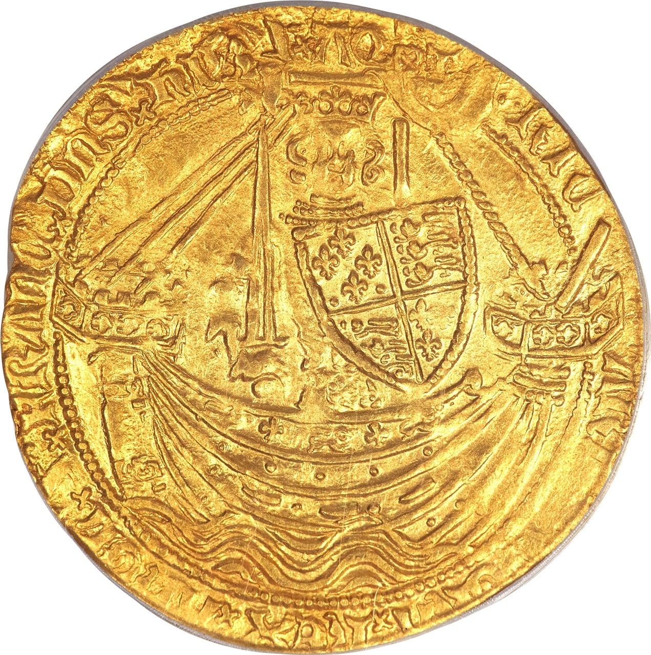 1 Noble - Richard II London; type IIIA obverse