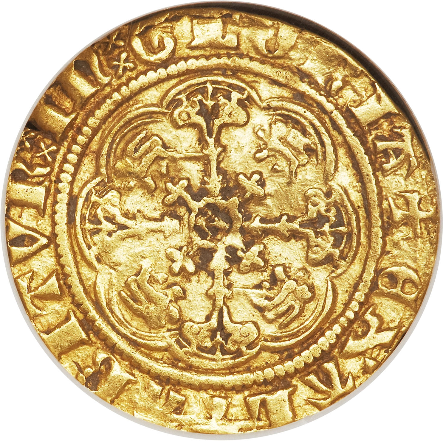 ¼ Noble - Richard II type IB