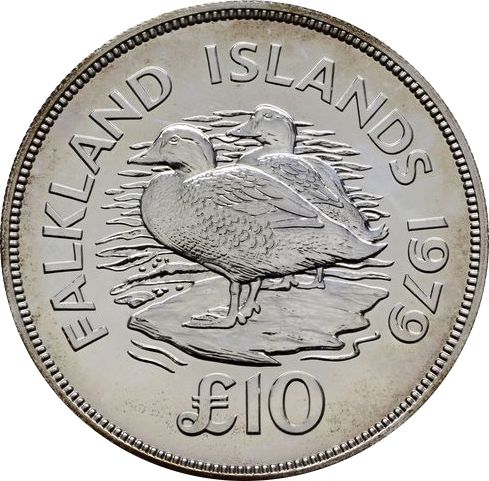 Falkland Islands 10 Pounds - Elizabeth II Conservation reverse