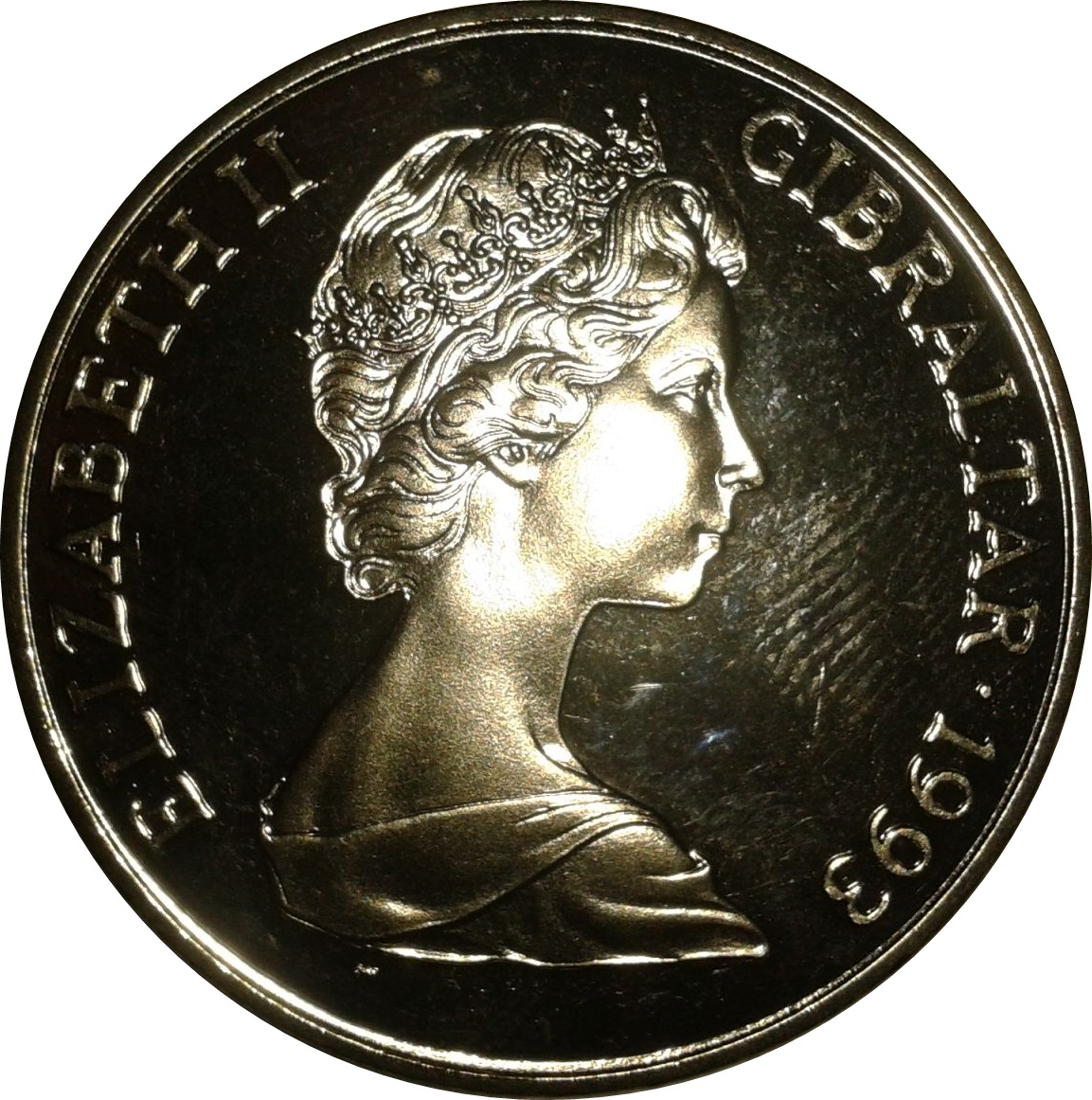 Gibraltar 1 Crown - Elizabeth II King William IV obverse