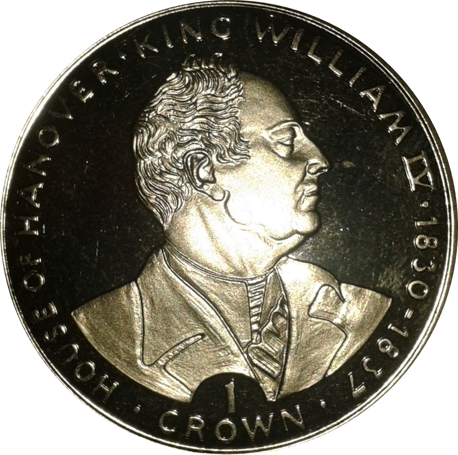 Gibraltar 1 Crown - Elizabeth II King William IV reverse