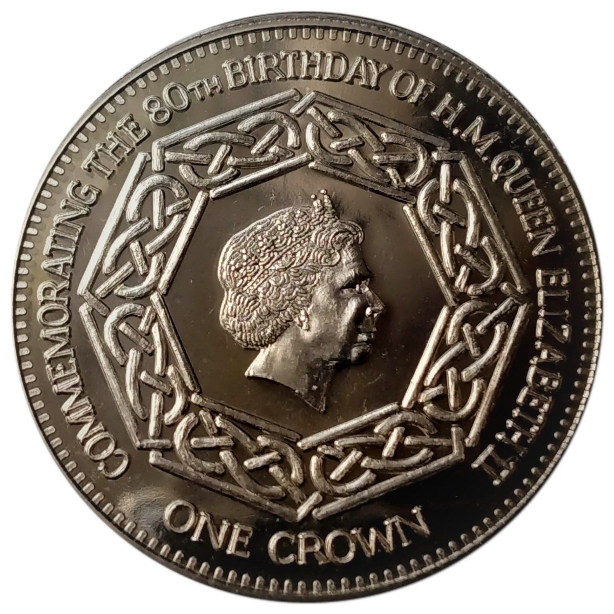British Values Table Nightingale Island 1 Crown 80th Birthday (2006) Value | MyCoinage