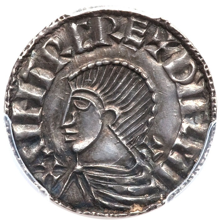 Hiberno-Norse Dublin 1 Penny - Sihtric Anlafsson Late long cross; STENG obverse