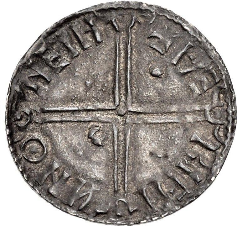 Hiberno-Norse Dublin 1 Penny - Sihtric Anlafsson Late long cross; cross obv