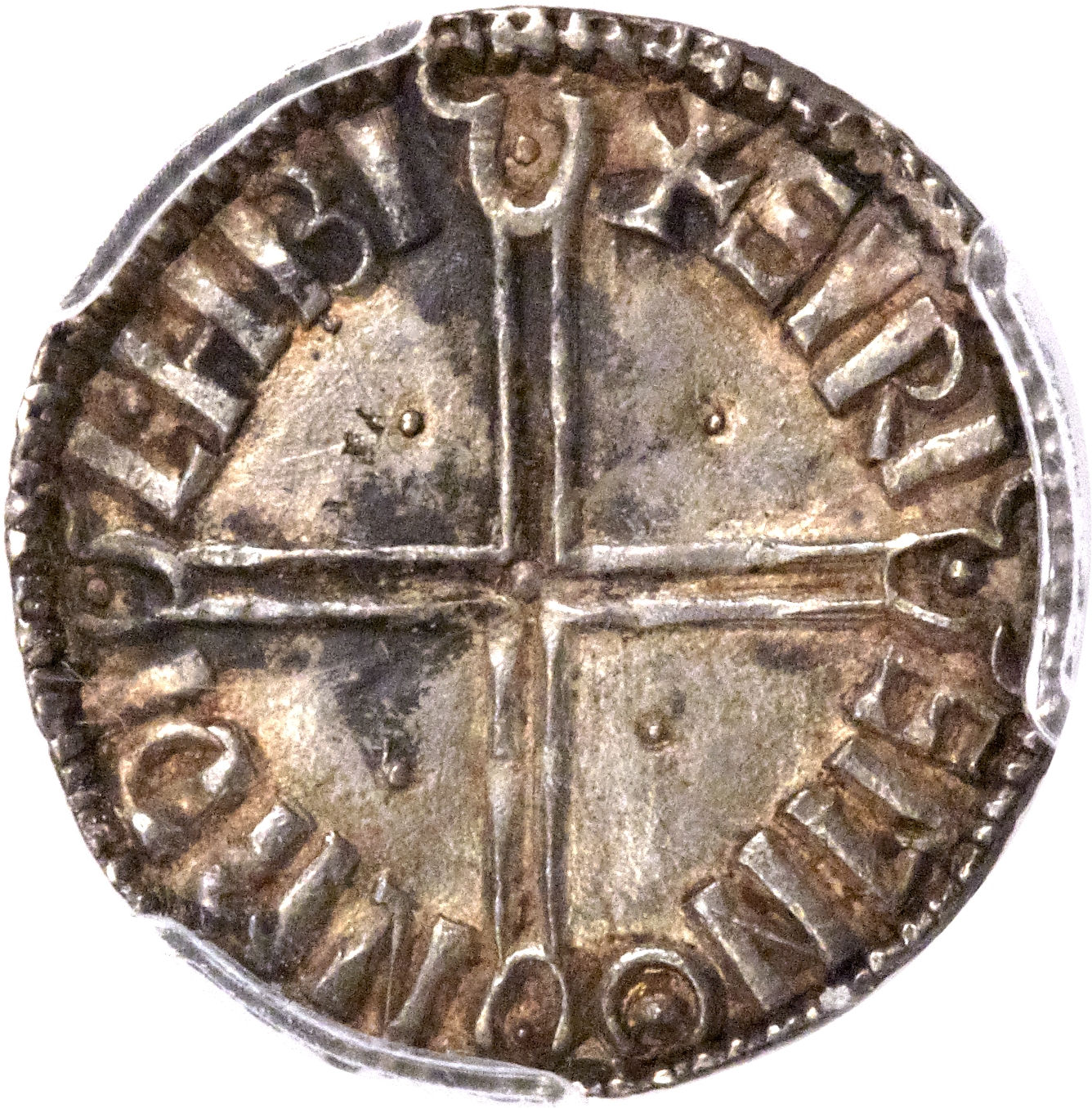 Hiberno-Norse Dublin 1 Penny - Sihtric Anlafsson Late long cross; EIRIE