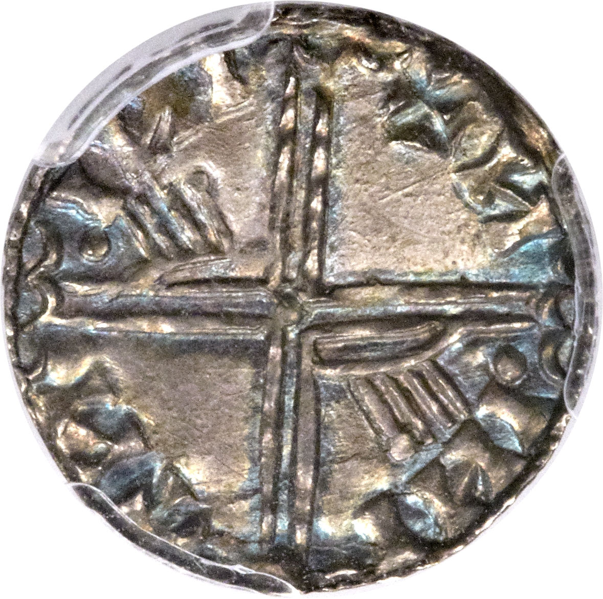 Hiberno-Norse Dublin 1 Penny Anonymous Long cross, two hands