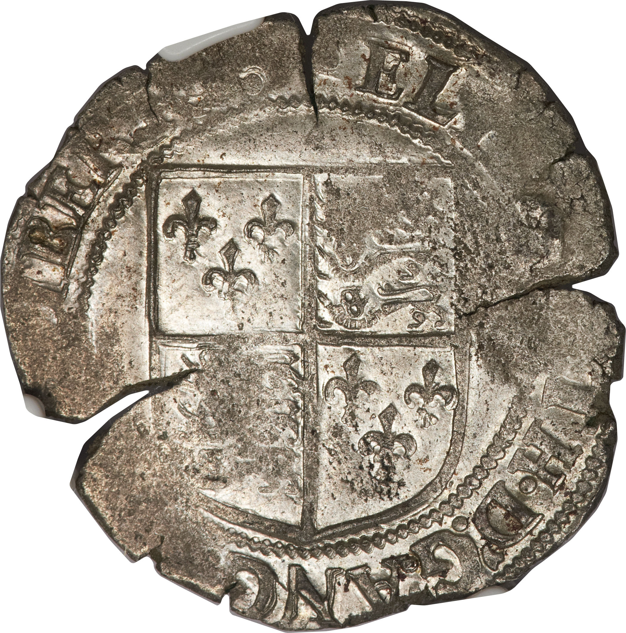 Ireland 1 Shilling - Elizabeth I Third Coinage obverse