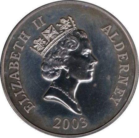 Alderney 5 Pounds - Elizabeth II Prince William obverse