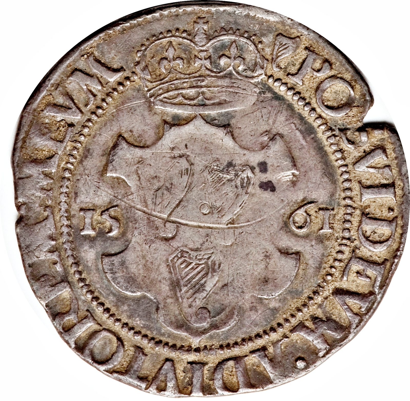 Ireland 1 Shilling - Elizabeth I Second coinage