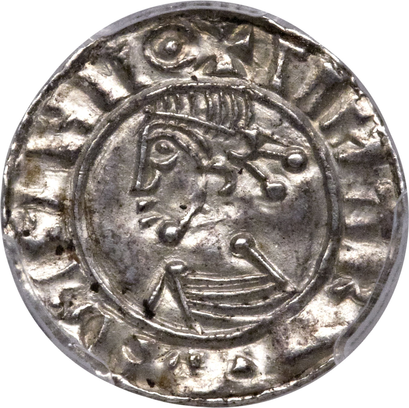 Hiberno-Norse Dublin 1 Penny - Sihtric Anlafsson Small cross obverse