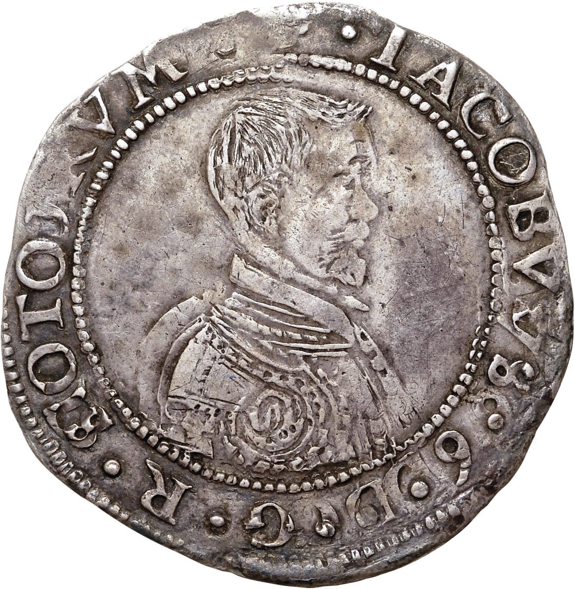 Scotland 10 Shillings - James VI 7th Coinage obverse