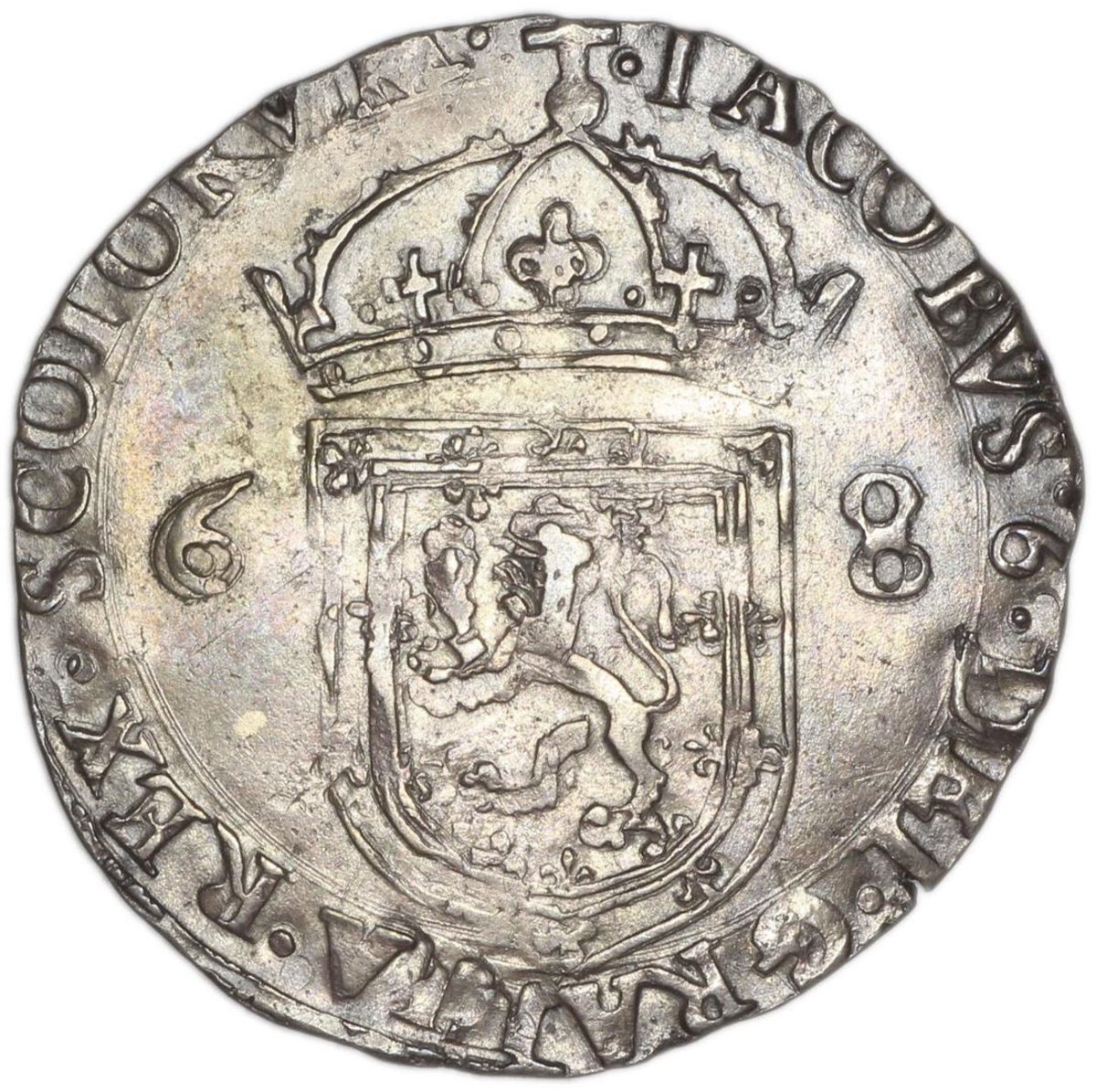 Scotland ½ Merk - James VI 2nd Coinage obverse
