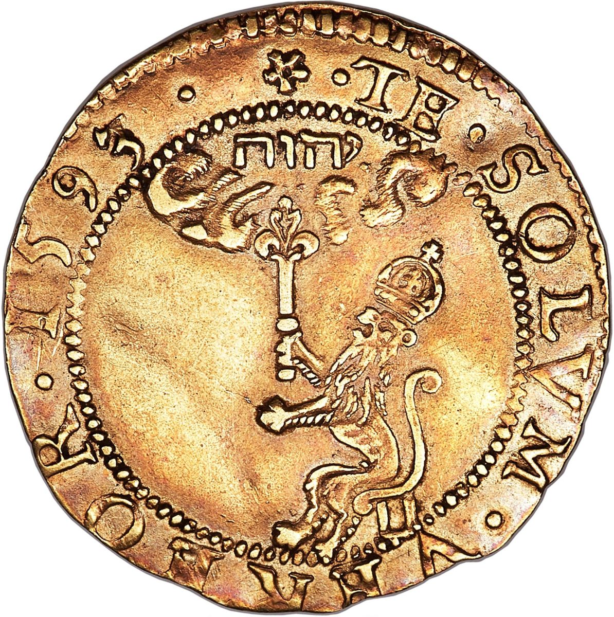 Scotland 1 Hat Piece - James VI 6th Coinage reverse