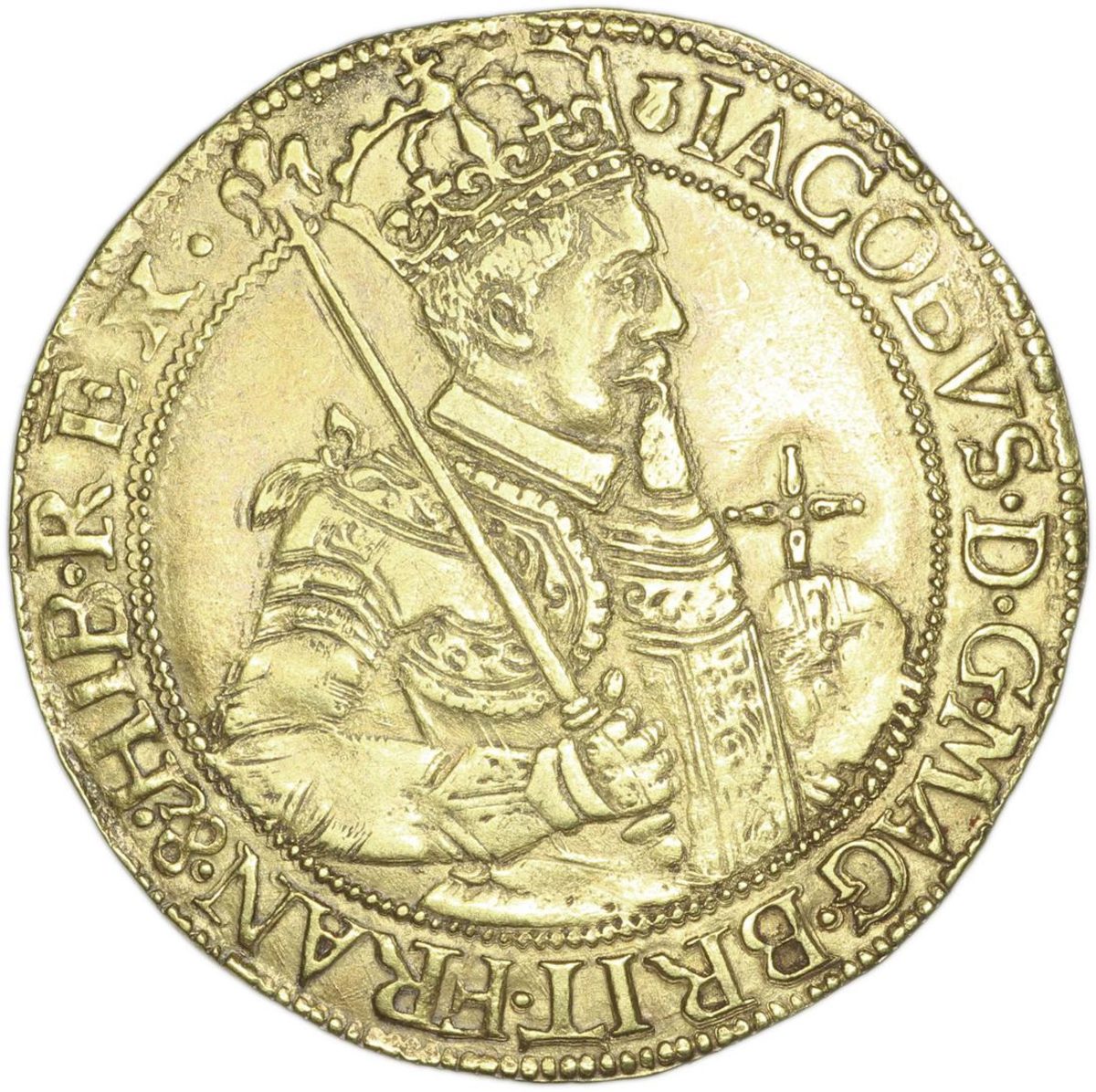 Scotland 1 Unit - James VI 10th coinage obverse