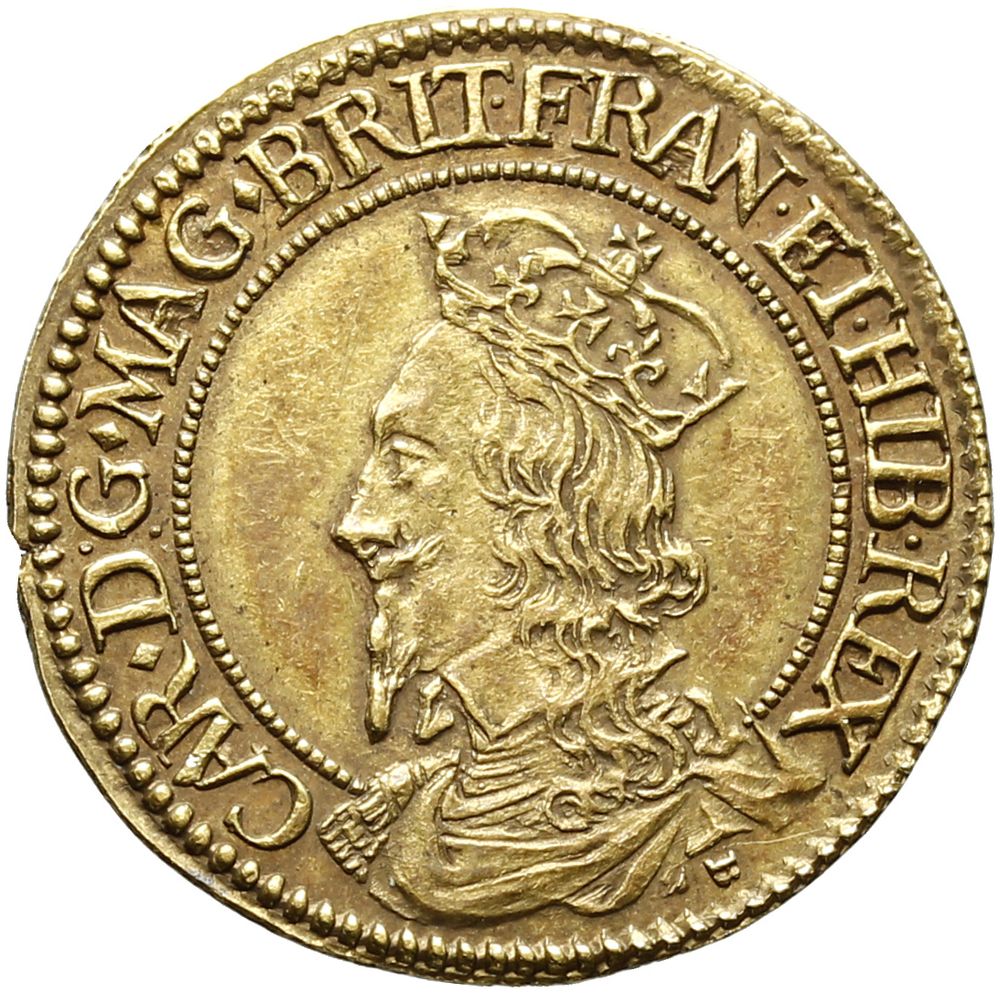 Scotland ½ Unit - Charles I 3rd coinage, 1st Issue obverse