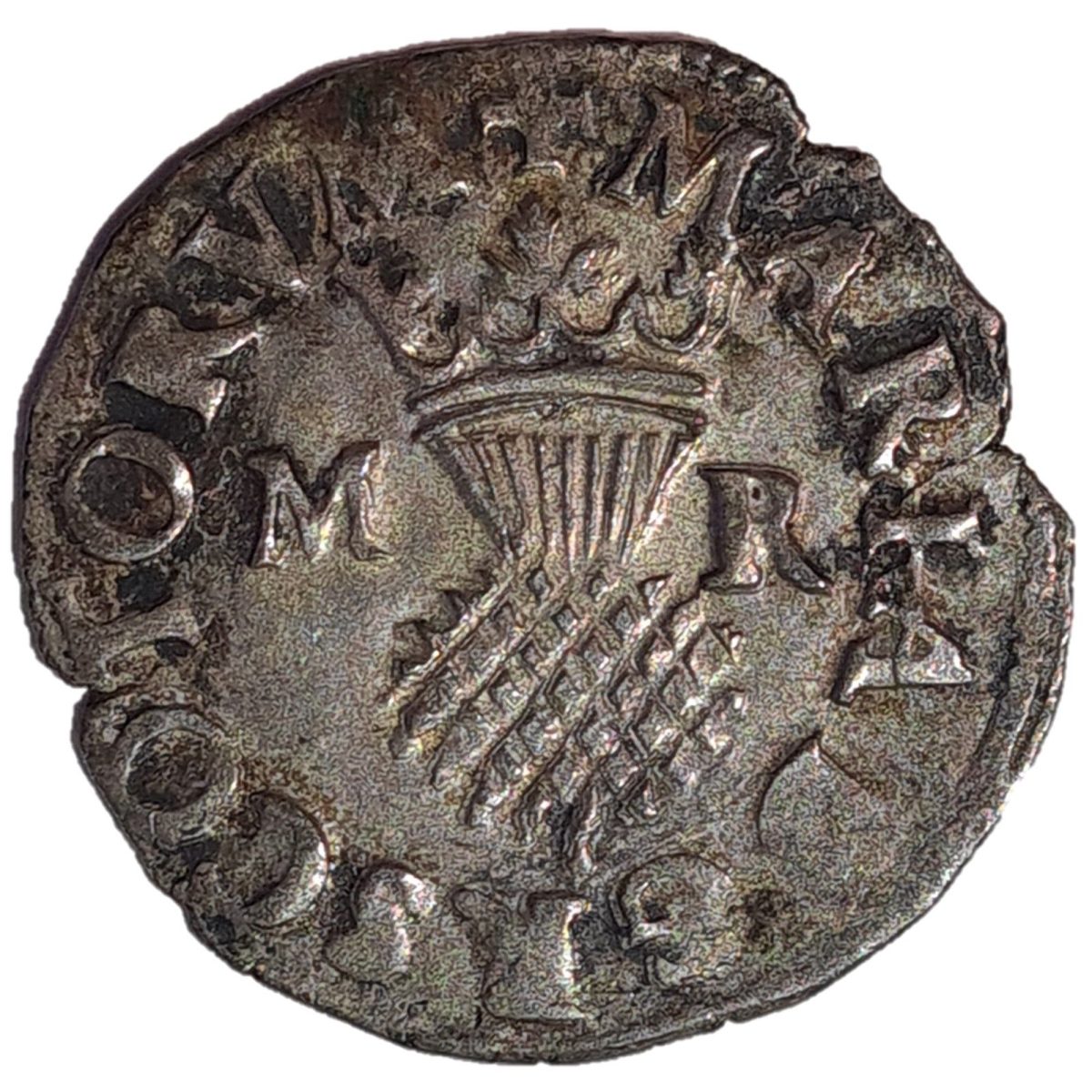 Scotland 1 Bawbee - Mary I 1st Period obverse