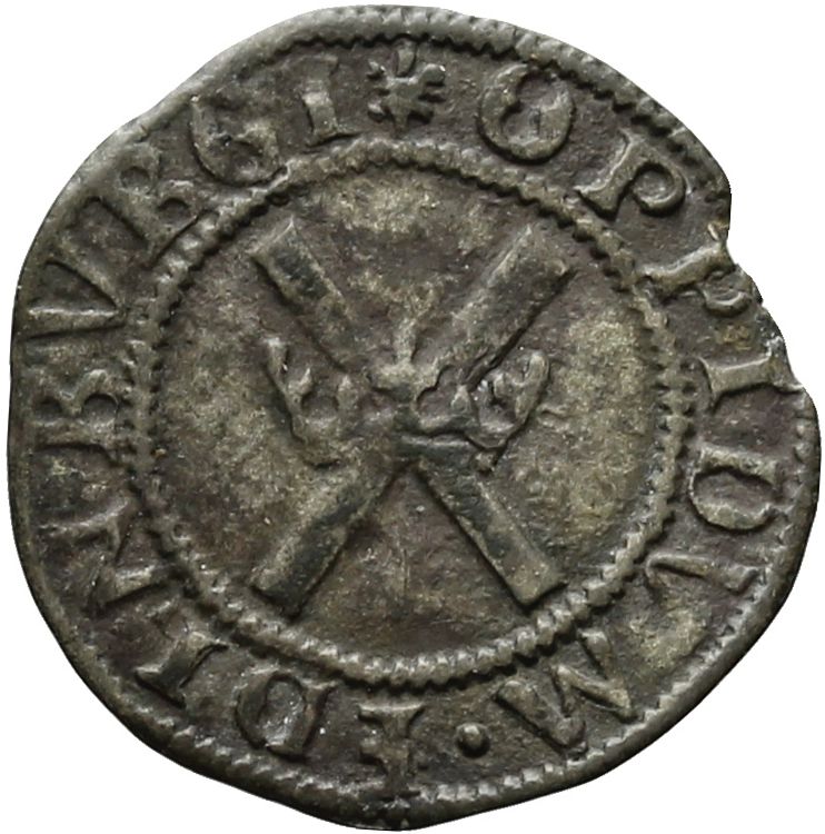 Scotland ½ Bawbee - James V 3rd Coinage reverse