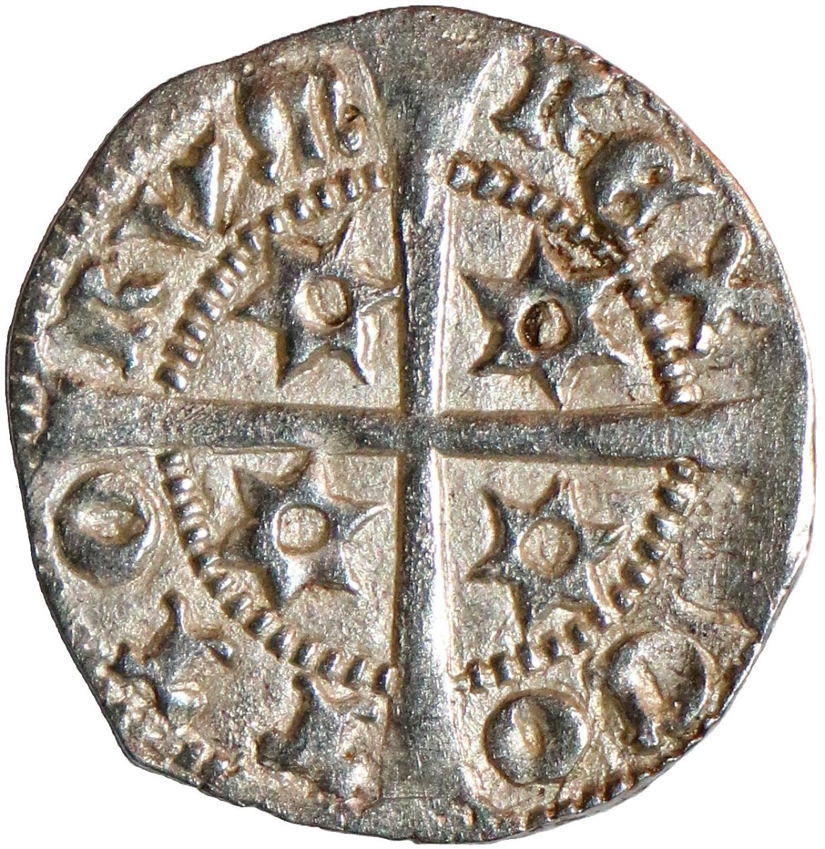 Scotland 1 Penny - David II 1st Coinage, 2nd Issue reverse