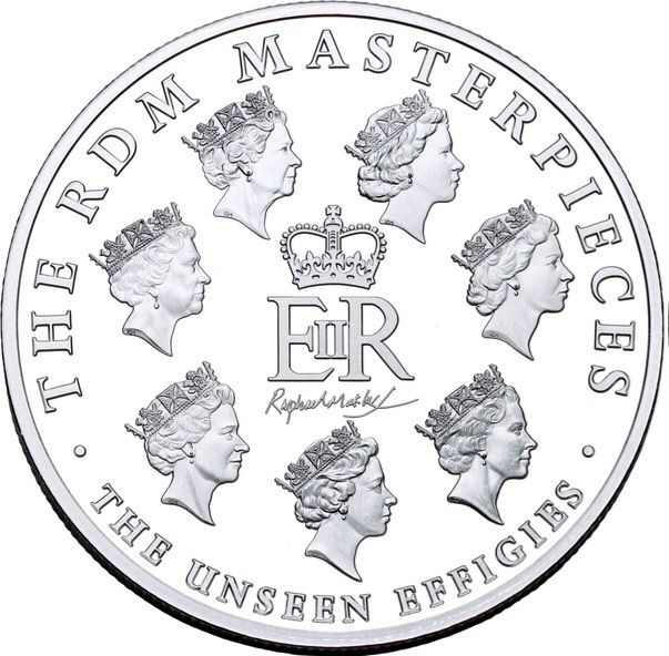 Gibraltar 5 Pounds - Charles III The RDM Masterpieces - Unseen Effigies; Silver 1oz reverse
