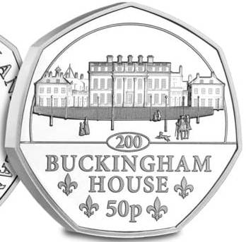 Falkland Islands 50 Pence - Charles III Buckingham House