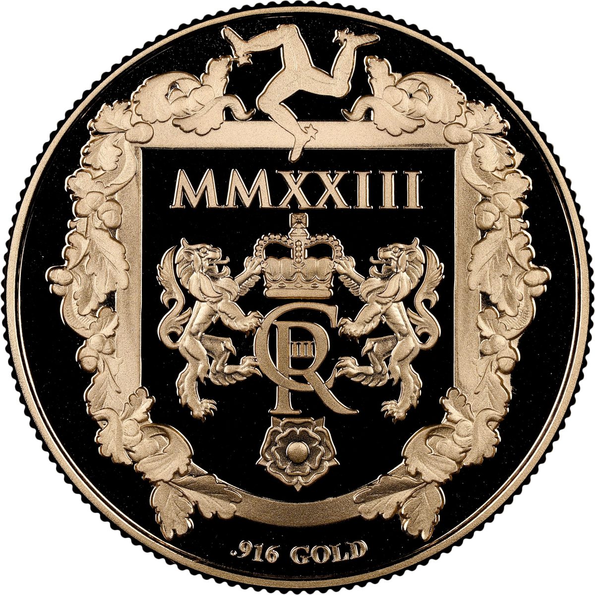 Isle of Man 2 Sovereigns - Charles III Coronation; Gold Proof