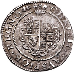 3 Pence - Charles I Provincial issues; Aberystwyth