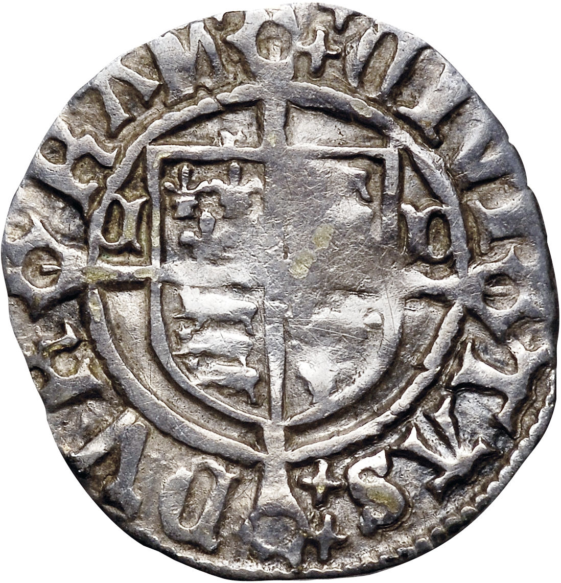 1 Penny - Henry VIII 2nd coinage; Durham