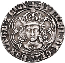 1 Groat - Henry VII facing bust; London obverse